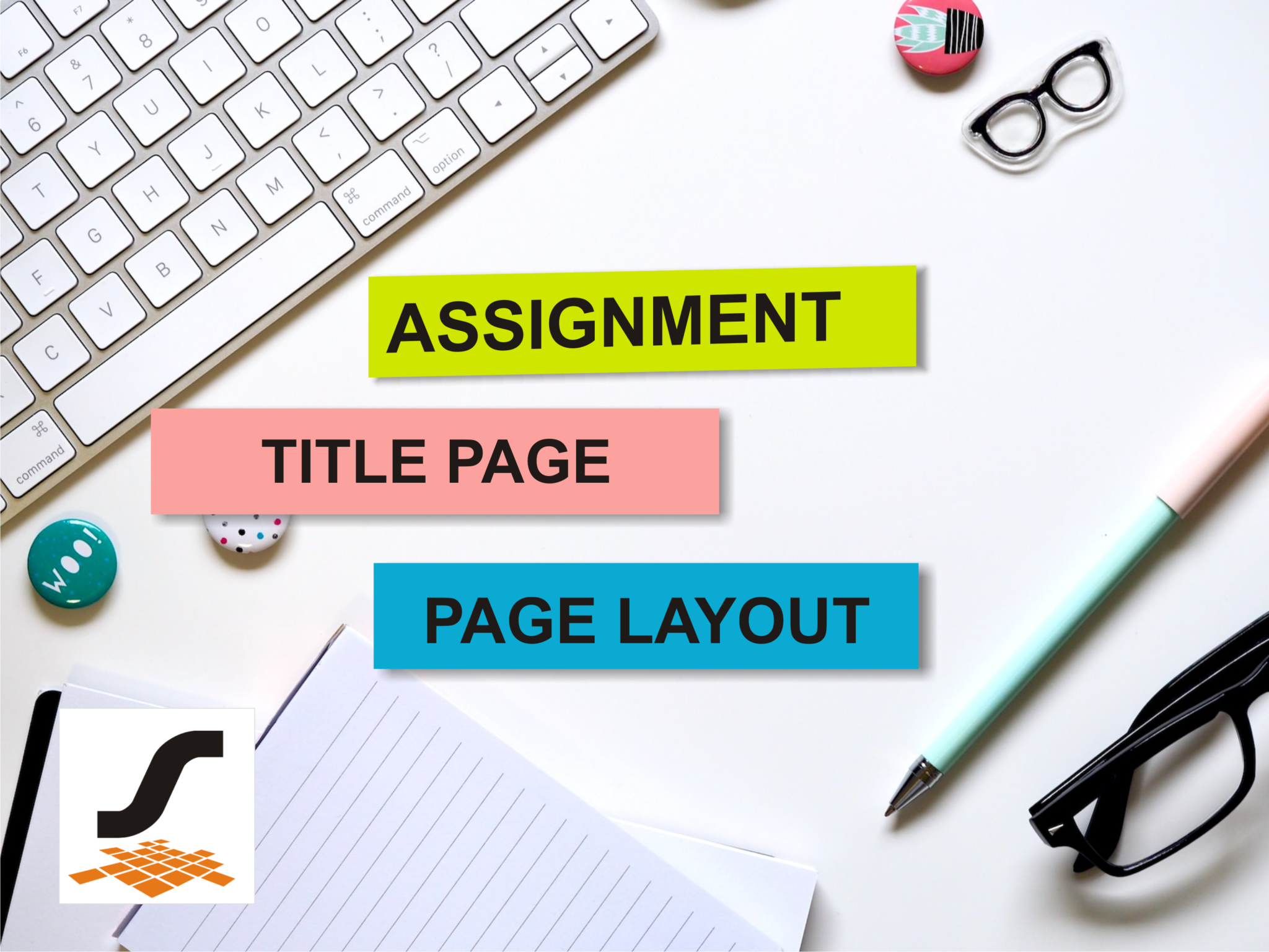 assignment front page design colourful